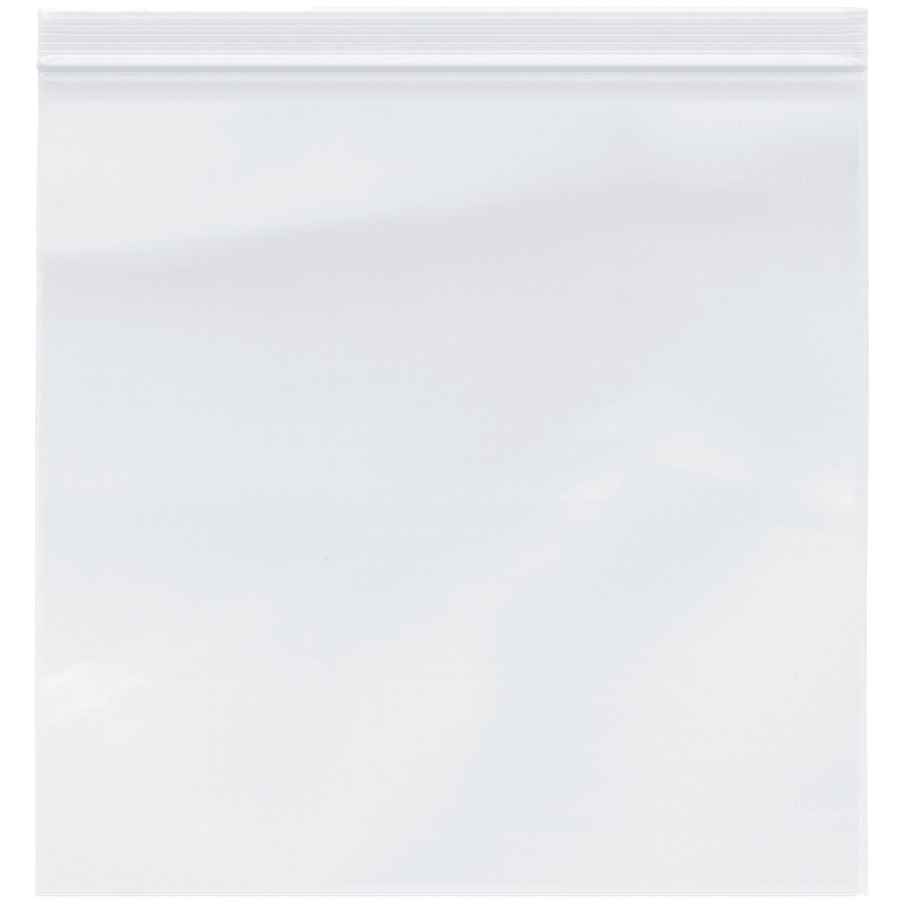 Plymor 12" x 12", 6 Mil Industrial Duty Zipper Reclosable Plastic Bags